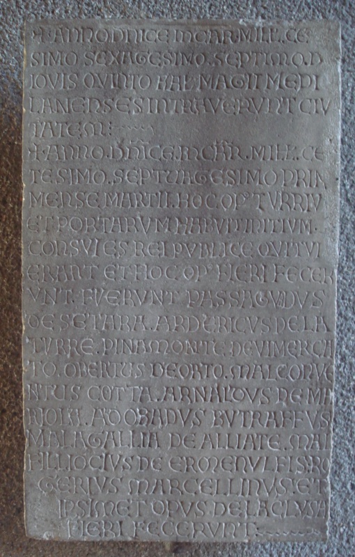 Memorial Stone of the Milanese Consuls